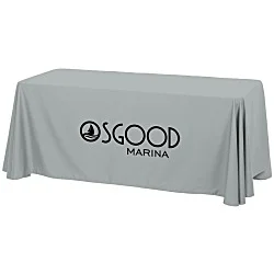 Hemmed Closed-Back Poly/Cotton Table Throw - 6'