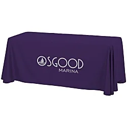 Hemmed Closed-Back Poly/Cotton Table Throw - 6'