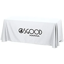 Hemmed Closed-Back Poly/Cotton Table Throw - 6'