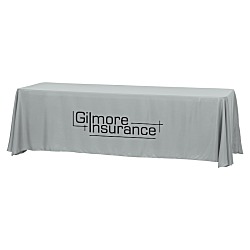 Hemmed Closed-Back Poly/Cotton Table Throw - 8'