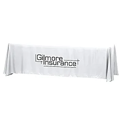 Hemmed Closed-Back Poly/Cotton Table Throw - 8'
