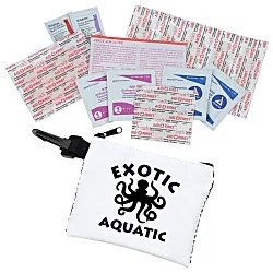Zipper Mesh Pouch First Aid Kit