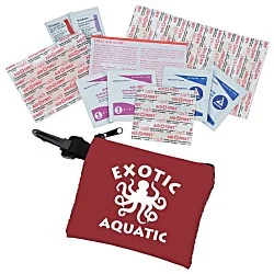 Zipper Mesh Pouch First Aid Kit