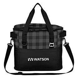 Buffalo Plaid Cooler Bag - 24 hr