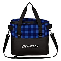 Buffalo Plaid Cooler Bag - 24 hr