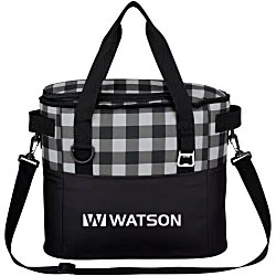 Buffalo Plaid Cooler Bag - 24 hr