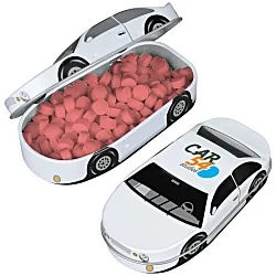 Race Car Mint Tin - White - 24 hr