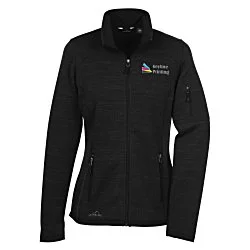 Eddie Bauer Heathered Sweater Fleece Jacket - Ladies'