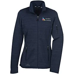 Eddie Bauer Heathered Sweater Fleece Jacket - Ladies' - 24 hr
