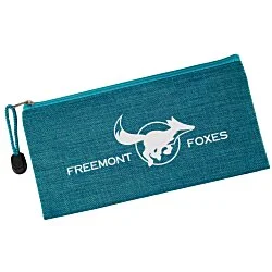 Heathered School Pouch