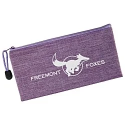 Heathered School Pouch
