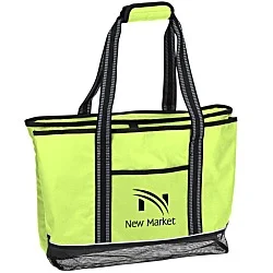 Mesh Sand Pocket Cooler Tote