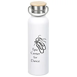 Accord Vacuum Bottle with Wood Lid - 21 oz. - 24 hr