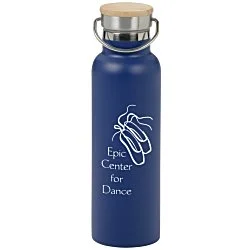 Accord Vacuum Bottle with Wood Lid - 21 oz. - 24 hr