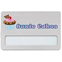 Atlanta Vogue Name Badge - 2" x 3" - Jeweler's Pinback - 24 hr