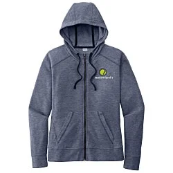 Electric Tri-Blend Wicking Full-Zip Sweatshirt - Ladies'
