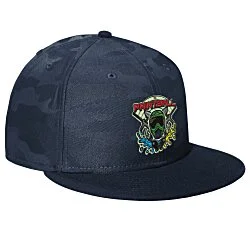 New Era Flat Bill Snapback Camo Cap