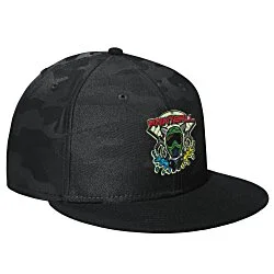 New Era Flat Bill Snapback Camo Cap