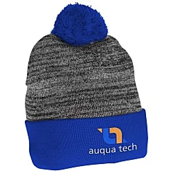 Heather Blend Pom Pom Beanie