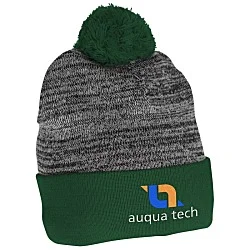 Heather Blend Pom Pom Beanie