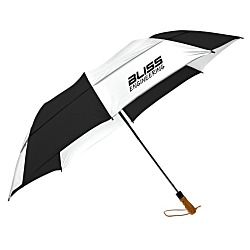 Shed Rain Windjammer Wood Handle Umbrella - 58" Arc