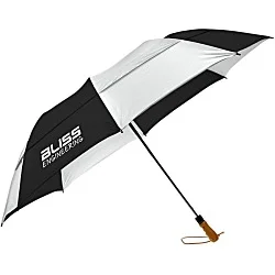 Shed Rain Windjammer Wood Handle Umbrella - 58" Arc
