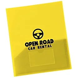 Expandable Twin Pocket Poly Folder - Frost