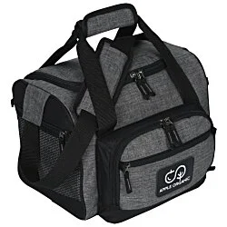 12-Can Heathered Convertible Duffel Cooler - 24 hr