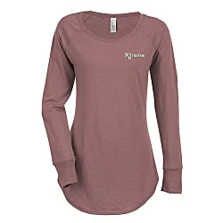 Optimal Tri-Blend Long Sleeve T-Shirt - Ladies' - Embroidered