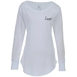 Optimal Tri-Blend Long Sleeve T-Shirt - Ladies' - Embroidered