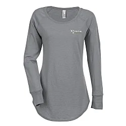 Optimal Tri-Blend Long Sleeve T-Shirt - Ladies' - Embroidered