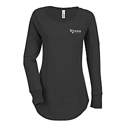 Optimal Tri-Blend Long Sleeve T-Shirt - Ladies' - Embroidered