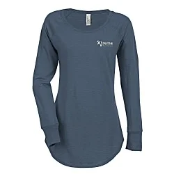 Optimal Tri-Blend Long Sleeve T-Shirt - Ladies' - Embroidered