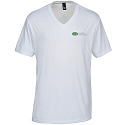 Optimal Tri-Blend V-Neck T-Shirt - Men's - Embroidered