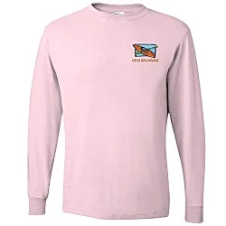 Jerzees Dri-Power 50/50 LS T-Shirt - Embroidered