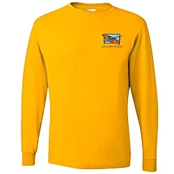 Jerzees Dri-Power 50/50 LS T-Shirt - Embroidered