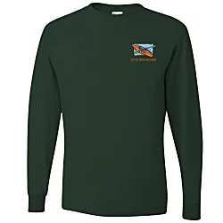 Jerzees Dri-Power 50/50 LS T-Shirt - Embroidered