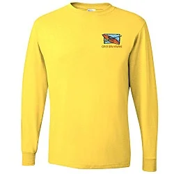 Jerzees Dri-Power 50/50 LS T-Shirt - Embroidered