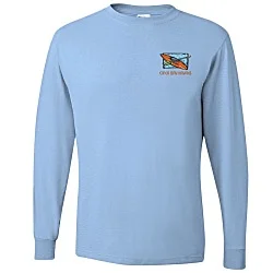 Jerzees Dri-Power 50/50 LS T-Shirt - Embroidered