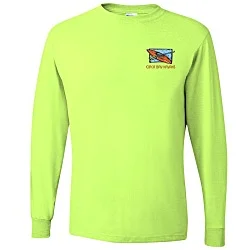 Jerzees Dri-Power 50/50 LS T-Shirt - Embroidered