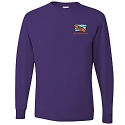 Jerzees Dri-Power 50/50 LS T-Shirt - Embroidered