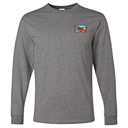 Jerzees Dri-Power 50/50 LS T-Shirt - Colors - Embroidered
