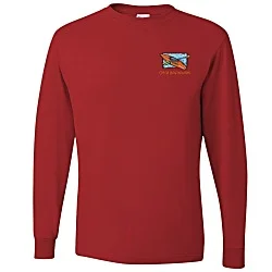 Jerzees Dri-Power 50/50 LS T-Shirt - Embroidered