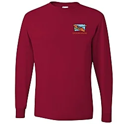 Jerzees Dri-Power 50/50 LS T-Shirt - Embroidered
