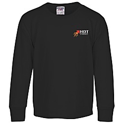 Jerzees Dri-Power 50/50 LS T-Shirt - Youth - Colors - Embroidered