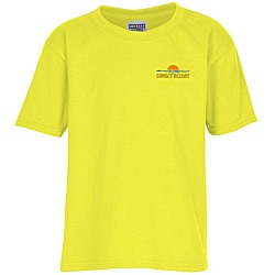 Jerzees Dri-Power 50/50 T-Shirt - Youth - Colors - Embroidered