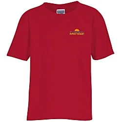 Jerzees Dri-Power 50/50 T-Shirt - Youth - Embroidered
