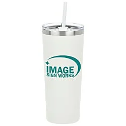 Colma Vacuum Tumbler with Straw - 22 oz.
