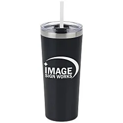 Colma Vacuum Tumbler with Straw - 22 oz.