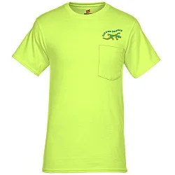 Hanes Workwear Pocket T-Shirt - Embroidered